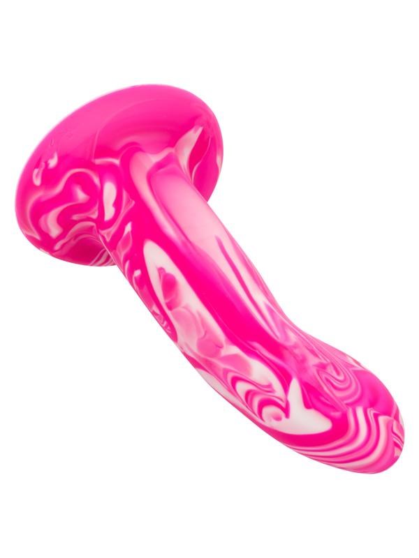California Exotics Twisted Love Twisted Flexible Waterproof Anal Probe Pink - - Anal Dildos