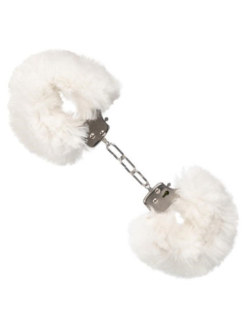 California Exotics Ultra Fluffy Furry BDSM Play Cuffs with Keys - Cuffs and Restraints