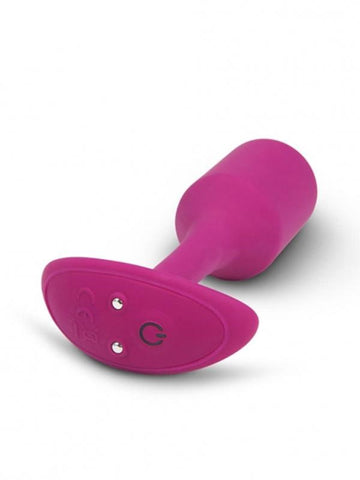 B Vibe Vibrating Snug Plug Weighted Pleasure Anal Stimulation - Butt Plugs