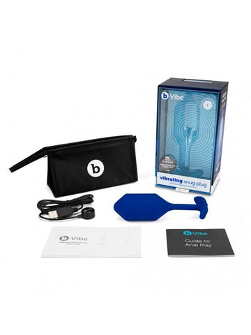 B Vibe Vibrating Snug Plug XL Ultimate Anal Bliss Premium Weighted Butt Plug - Butt Plugs