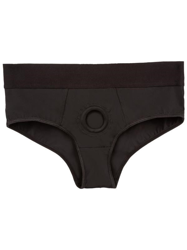 California Exotics Her Royal Harness Discreet Comfortable Backless Brief - - Strap On Sextoys