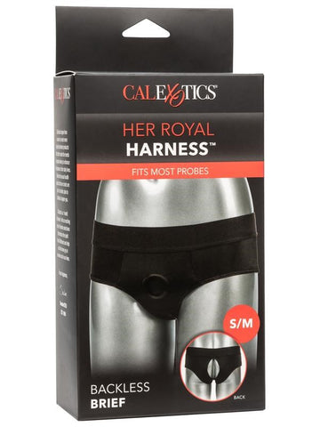 California Exotics Her Royal Harness Discreet Comfortable Backless Brief - Strap On Sextoys