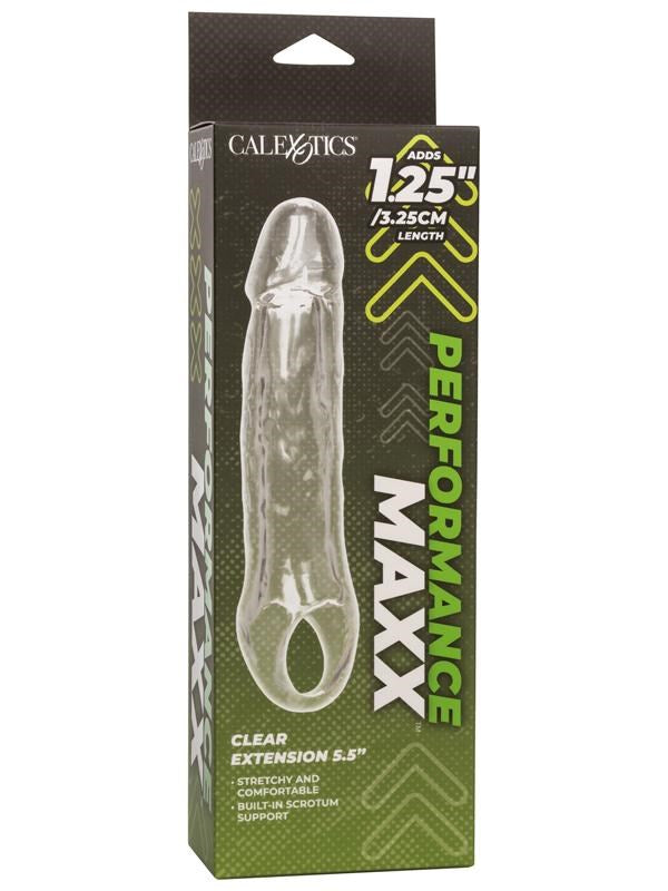 California Exotics Performance Maxx Clear Male Penis Extension 7 Inch TPE - - Pumps, Extenders and Sleeves
