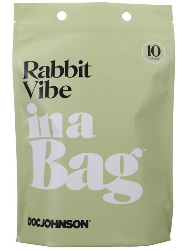Doc Johnson 10 Functions Rabbit Vibrator In A Bag - - Rabbit Vibrators