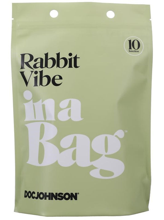 Doc Johnson 10 Functions Rabbit Vibrator In A Bag - - Rabbit Vibrators
