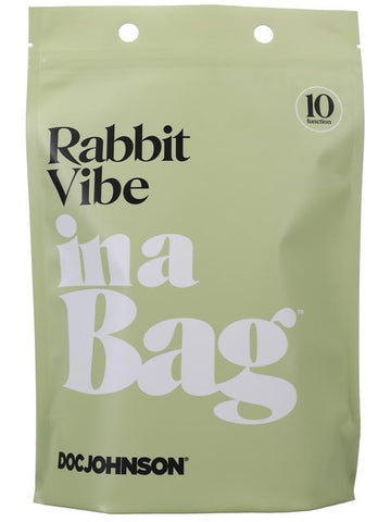 Doc Johnson 10 Functions Rabbit Vibrator In A Bag Dual Stimulation - Rabbit Vibrators