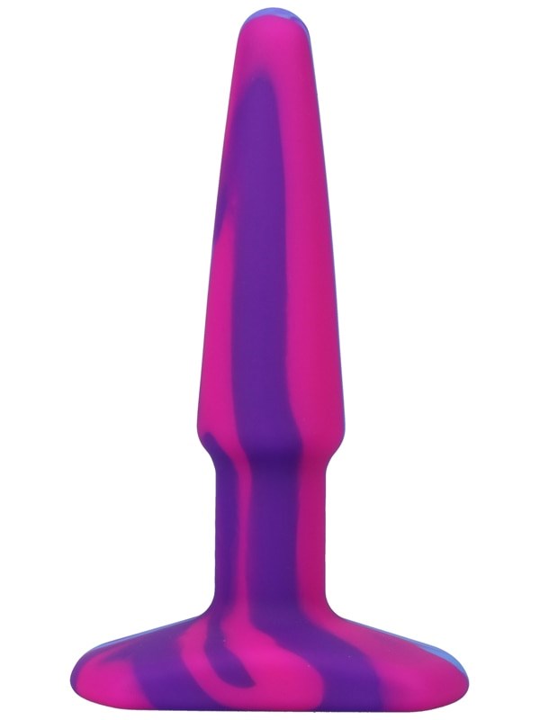 Doc Johnson A Play Groovy Silicone Anal Plug Berry 4 Inch Health Grade - - Butt Plugs