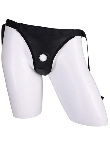 Doc Johnson Adjustable Strap On Harness and Dong with Silicone Dildo - Strap On Sextoys