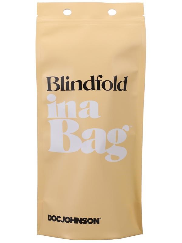 Doc Johnson Bondage Play Blindfold In A Bag Vegan Leather Sensory Play - Masks And Blindfolds