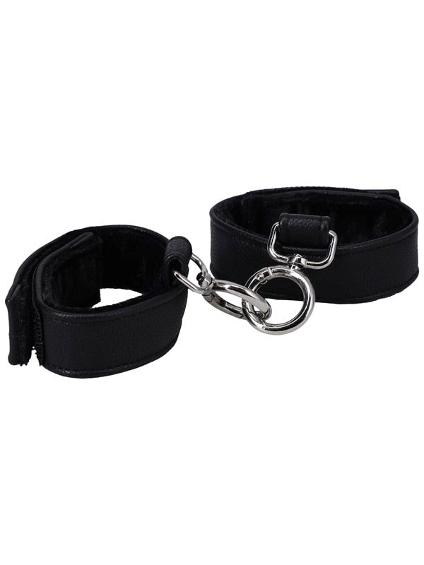 Doc Johnson Bondage Hand Cuffs In A Bag - - Cuffs and Restraints
