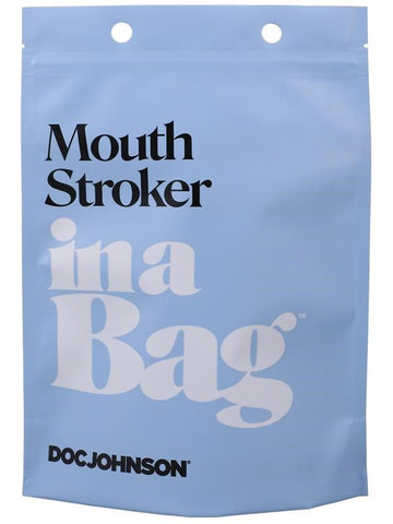 Doc Johnson Lifelike & Textured Mouth Stroker In A Bag Realistic ULTRASKYN - Masturbators and Strokers