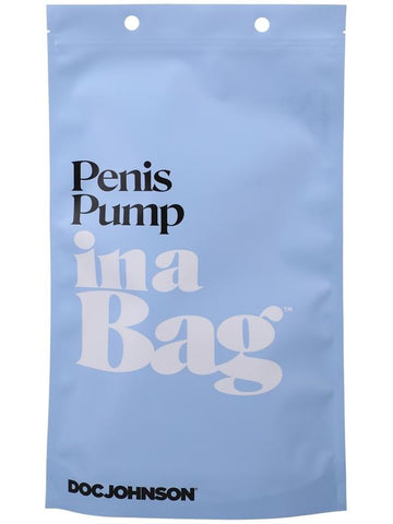 Doc Johnson Powerful Suction Penis Pump In A Bag with Quick Disconnect Valve - Penis Pumps And Stretchers