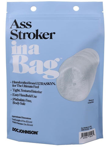 Doc Johnson Realistic Ass Stroker In A Bag ULTRASKYN Male Masturbator - Masturbators and Strokers