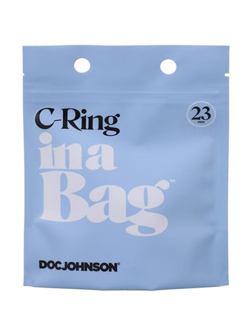Doc Johnson Stretchy Cock Ring In A Bag Enhances Erections and Girth - Stretchy Cock Rings