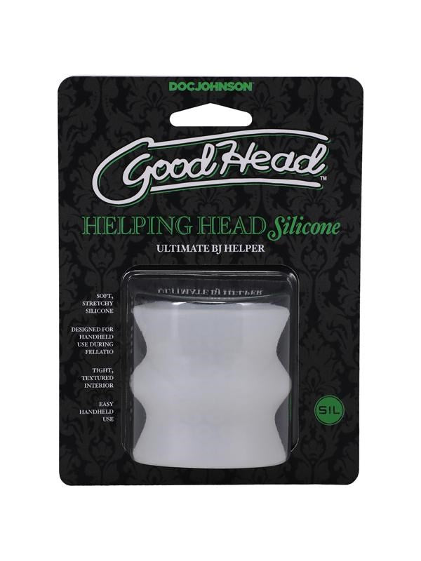 Doc Johnson GoodHead Helping Head Silicone Mini Stroker - - Masturbators and Strokers