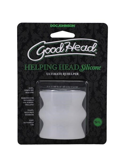Doc Johnson GoodHead Helping Head Silicone Mini Stroker - - Masturbators and Strokers
