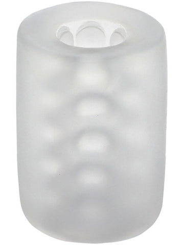 Doc Johnson GoodHead Glow Helping Head Mini Male Stroker with Glow Feature - Masturbators and Strokers
