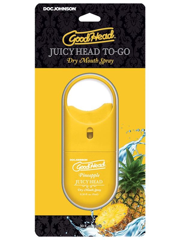 Doc Johnson GoodHead Juicy Head Dry Mouth Spray To Go 9ml - - Delay and Excite Sprays