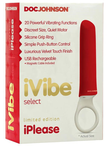 Doc Johnson iVibe Select iPlease Limited Edition Bullet Vibe - Bullet Vibrators
