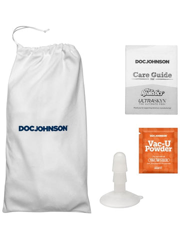 Doc Johnson Lucas Frost 7 Inch ULTRASKYN Realistic Cock with Suction Cup - Realistic Dildos