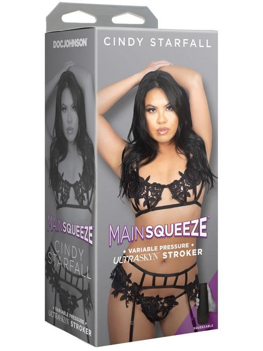 Doc Johnson Main Squeeze Cindy Starfall Male Pussy Stroker - - Masturbators and Strokers