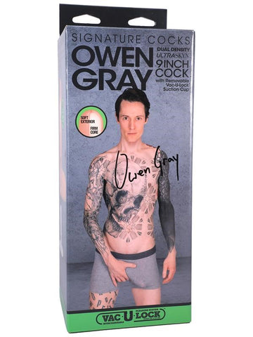 Doc Johnson Owen Gray Realistic Cock with Suction Cup ULTRASKYN Dildo - Realistic Dildos