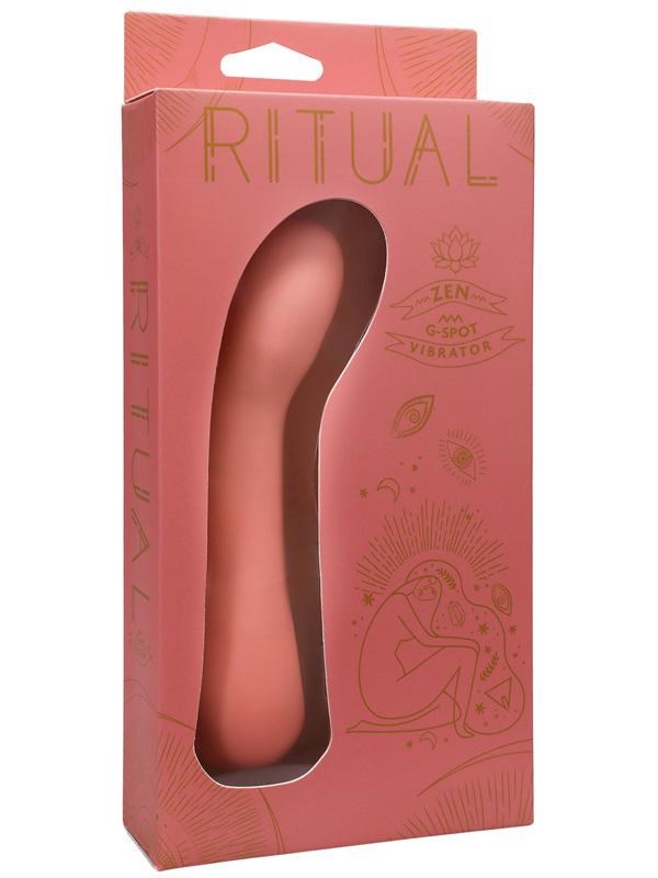 Doc Johnson RITUAL Zen Rechargeable G Spot Vibrator with Quiet Motor - G-Spot Vibrators