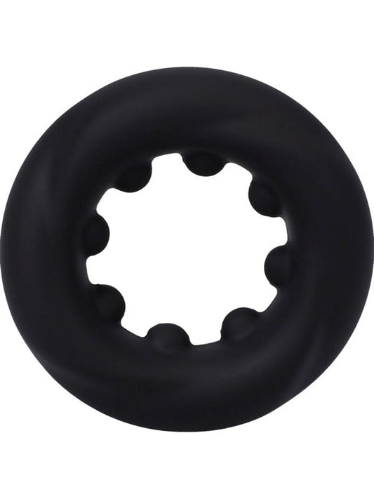 Doc Johnson ROCK SOLID The Twist Silicone Cock Ring with Internal Nubs - - Stretchy Cock Rings