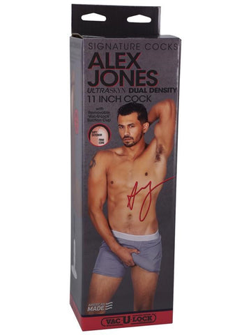 Doc Johnson Signature Cocks Alex Jones Realistic Dildo with ULTRASKYN Material - Realistic Dildos