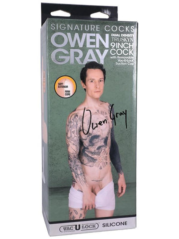 Doc Johnson Signature Cocks Owen Gray Realistic Dildo TRUSKYN Dual Density - Realistic Dildos
