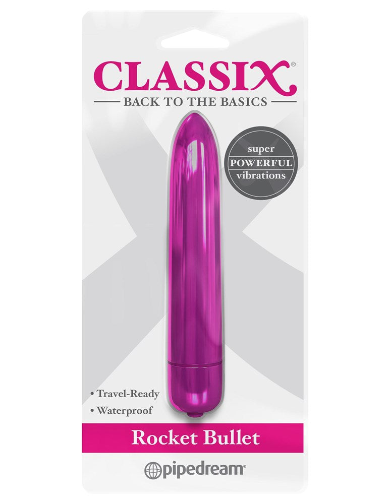 Pipedream Products Classix Rocket Bullet Powerful Clitoral Vibrator - - Bullet Vibrators