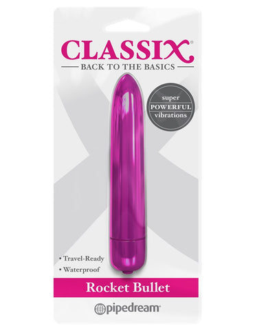 Pipedream Products Classix Rocket Bullet Powerful Clitoral Vibrator - Bullet Vibrators