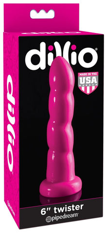 Pipedream Products Dillio Twister 6 Inch Suction Cup Dildo - Realistic Dildos