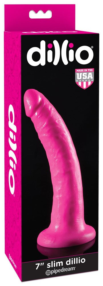 Pipedream Products Dillio Slim 7 inch Harness Compatible Dildo - - Realistic Dildos
