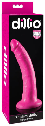 Pipedream Products Dillio Slim 7 inch Harness Compatible Dildo - Realistic Dildos