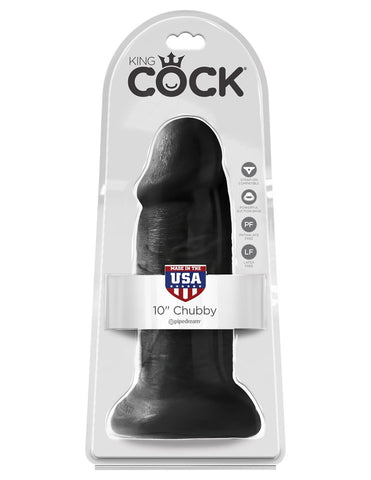 Pipedream Products King Cock Chubby 10 inch Realistic Dildo with Suction Cup - Realistic Dildos