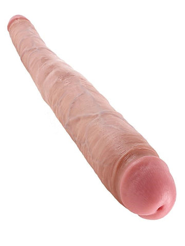 Pipedream Products King Cock 16 inch Tapered Tip Double Ender Realistic Dong - Double Ender