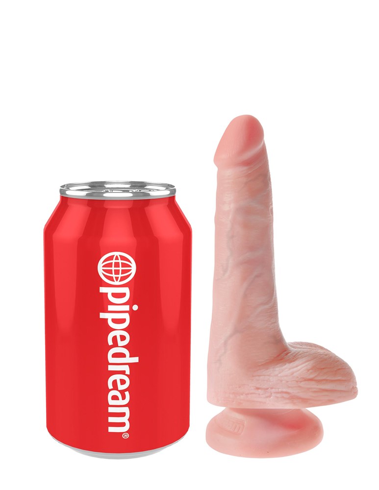 Pipedream Products King Cock 6 inch Cock with Balls Realistic Dildo - - Realistic Dildos