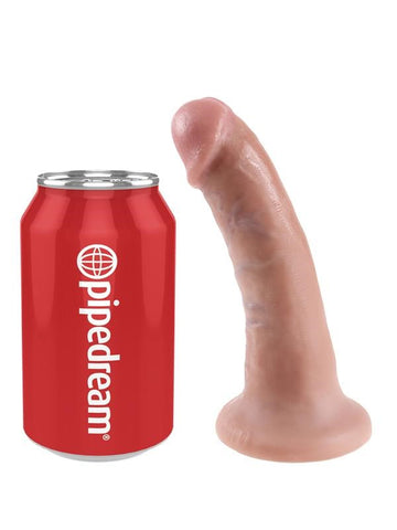 Pipedream Products King Cock 6 Inch Realistic Dildo with Suction Cup - Realistic Dildos