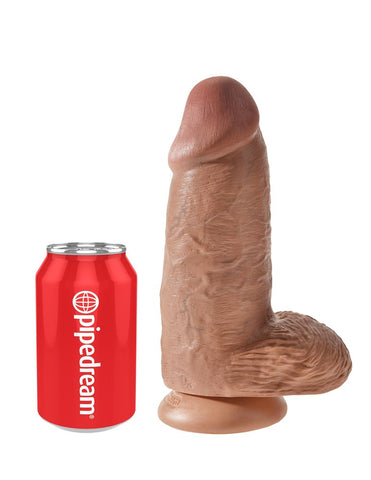 Pipedream Products King Cock Chubby 9 Inch Realistic Dildo with Suction Cup - Realistic Dildos