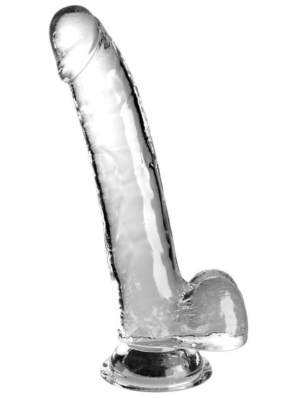 Pipedream Products King Cock Clear Cock with Balls Clear Realistic Dildo - - Realistic Dildos