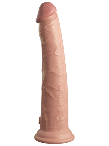 Pipedream Products King Cock Elite 10 inch Silicone Dual Density Realistic Dong - Realistic Dildos