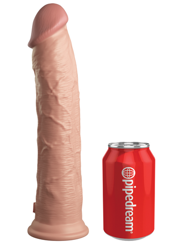 Pipedream Products King Cock Elite Dual Density Silicone Dildo 11 Inch - Realistic Dildos