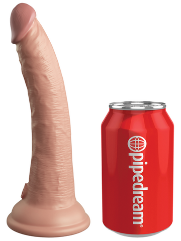 Pipedream Products King Cock Elite 7 Remote Controlled Vibrating Dildo - Vibrating Dildos