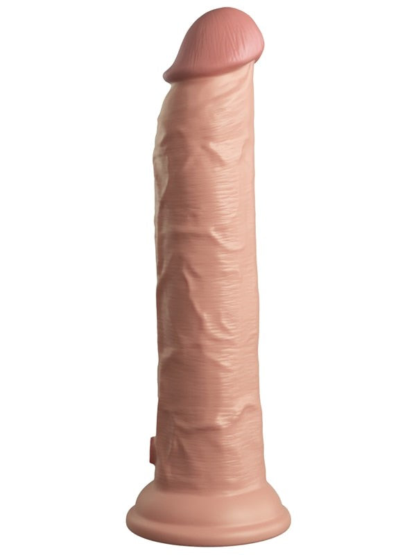 Pipedream Products King Cock Elite 9 Vibrating Silicone Cock Remote Dual Density - - Vibrating Dildos