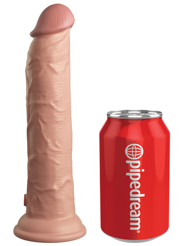 Pipedream Products King Cock Elite 9 Vibrating Silicone Cock Remote Dual Density - Vibrating Dildos