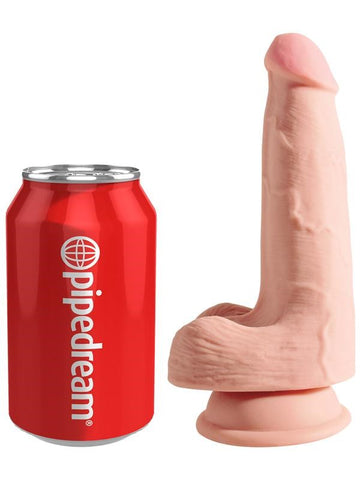 Pipedream Products King Cock Plus Triple Density Realistic Cock with Balls - Realistic Dildos