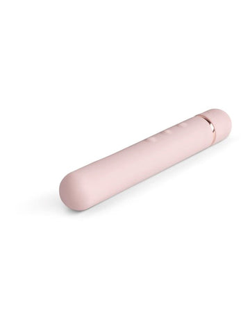 Le Wand Baton Slim Chrome Vibrator with 15 Modes for Clitoral Stimulation - Bullet Vibrators