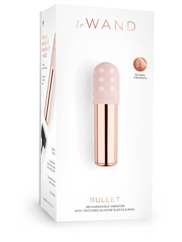 Le Wand Bullet Chrome Mini Vibrator with 11 Modes and Waterproof Design - - Bullet Vibrators