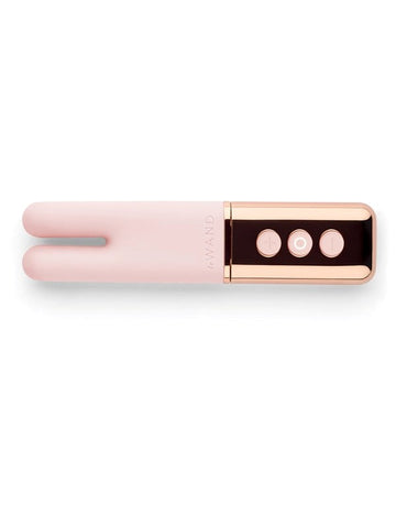 Le Wand Deux Compact Dual Motor Vibrator with 15 Modes - Clit Ticklers and Pulsators